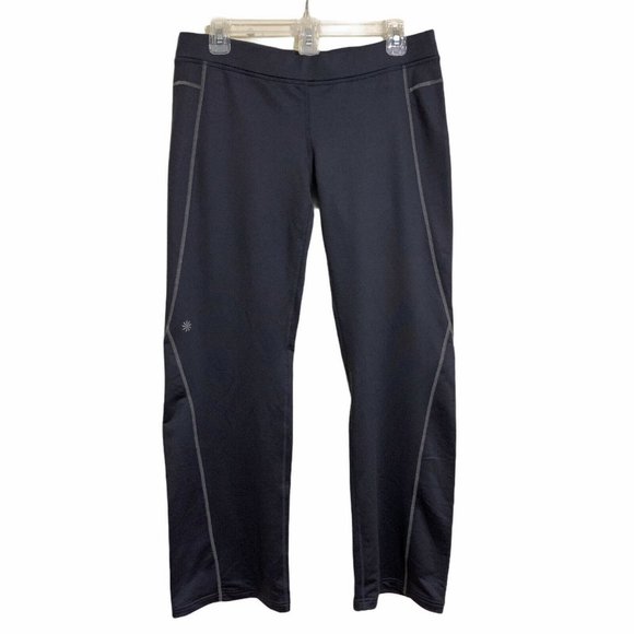 Athleta Pants - Athleta Gray Streamline Yoga Capri Pants Sz MP